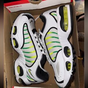 White Neon Green Nike Air Max